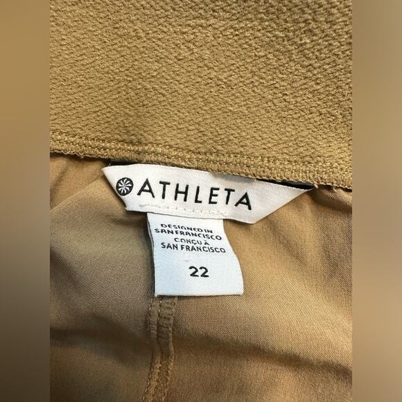 Athleta Brooklyn Ankle Pant Camel Brown Size 22 Plus - Picture 5 of 5